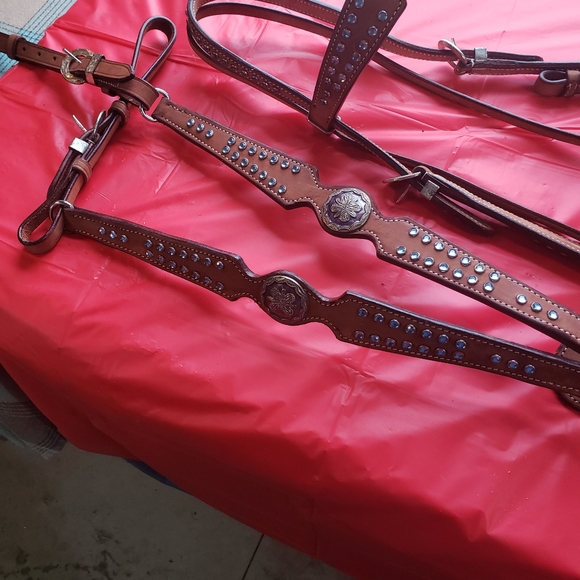 Headstall and Breast Collar set - Picture 3 of 4